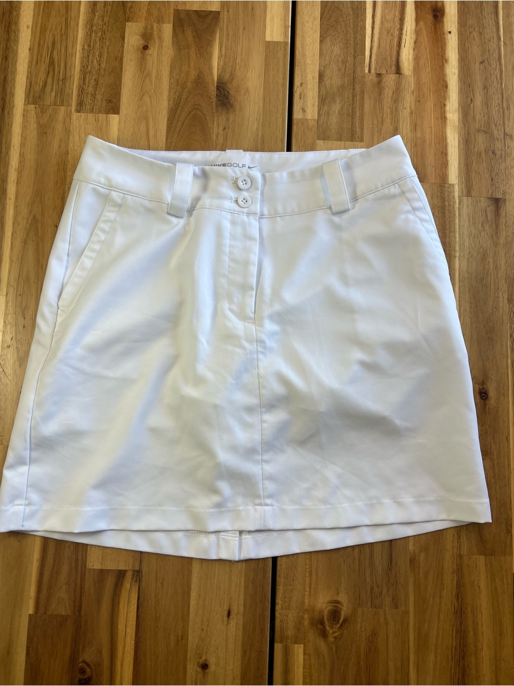 Nike Golf Dri-FIT White Skort Women’s Size 4 Athletic Golf Tennis Skirt